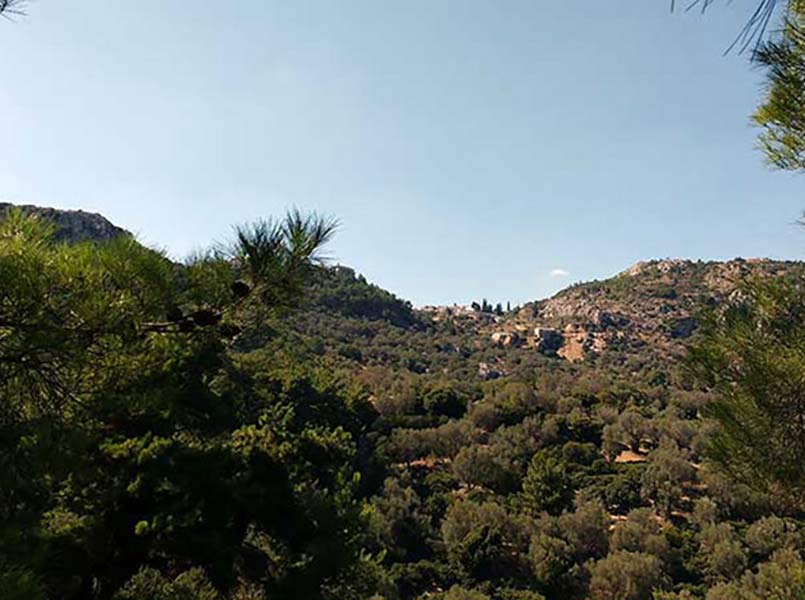 Berge auf Chios